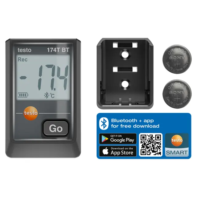 Логгер Testo 174 T BT Bluetooth чёрный