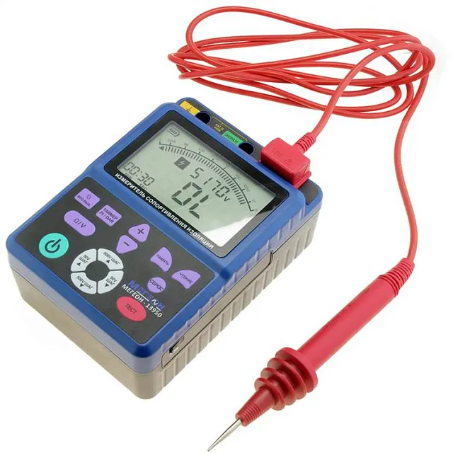 Измеритель сопротивления изоляции (мегаомметр) МЕГЕОН 13950 с поверкой