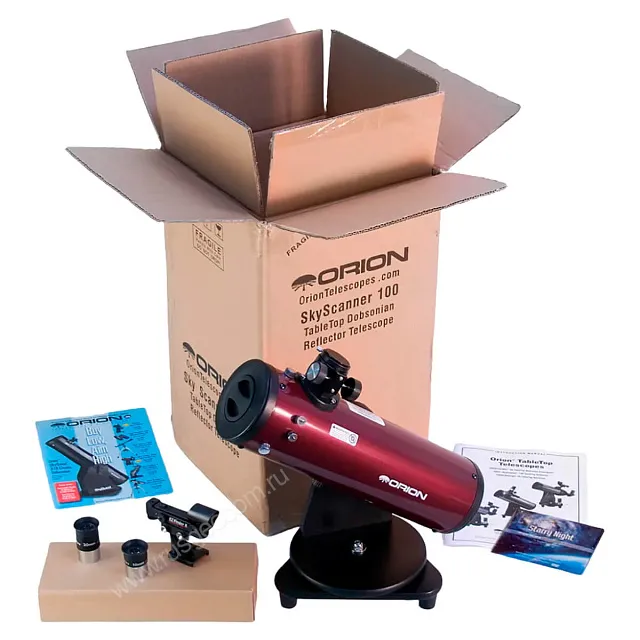 Телескоп Orion Tabletop 100 мм (рефлектор на монтировке добсона)