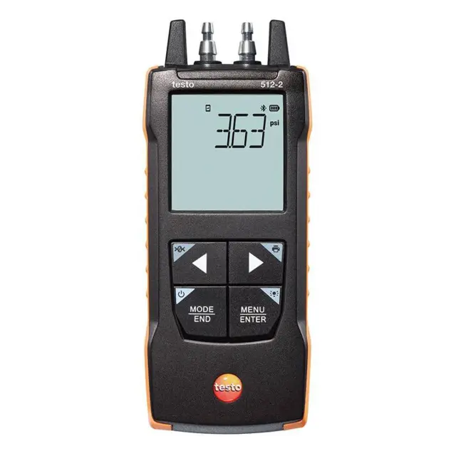 Дифференциальный манометр Testo 512-2 с подключением к приложению