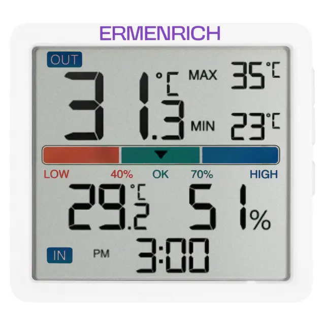 Термогигрометр Ermenrich Report WR10