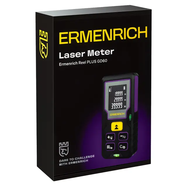 Лазерный дальномер Ermenrich Reel PLUS GD60 фиолетовый