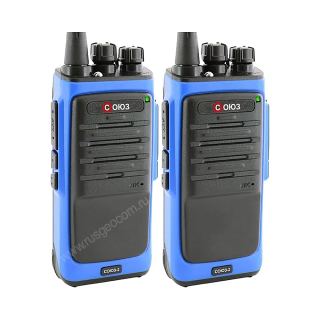 Комплект раций СОЮЗ-2х2 синий