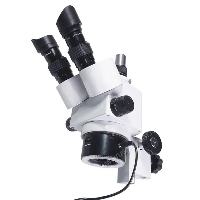 Оптическая головка Микромед МС-4-ZOOM (тринокуляр) с фокусировочным механизмом на штатив