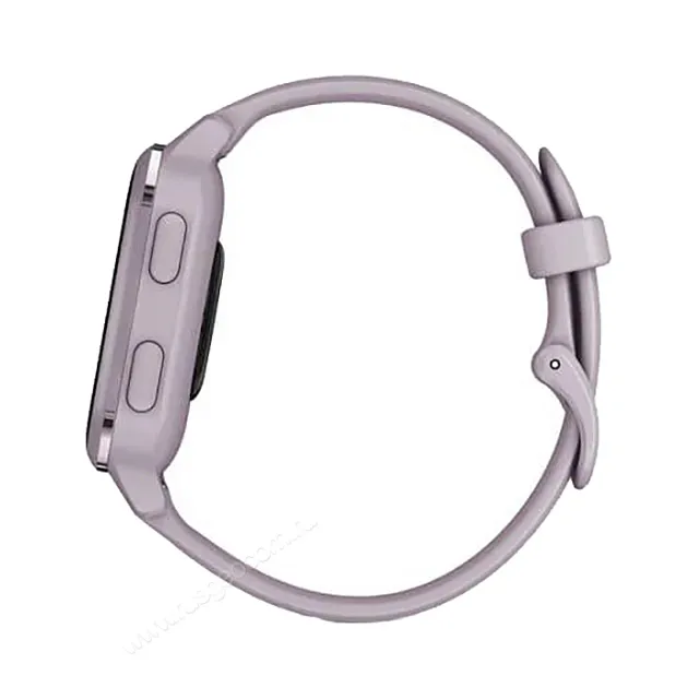 Часы Garmin Venu Sq орхидея с алюминиевым безелем и с силиконовым ремешком