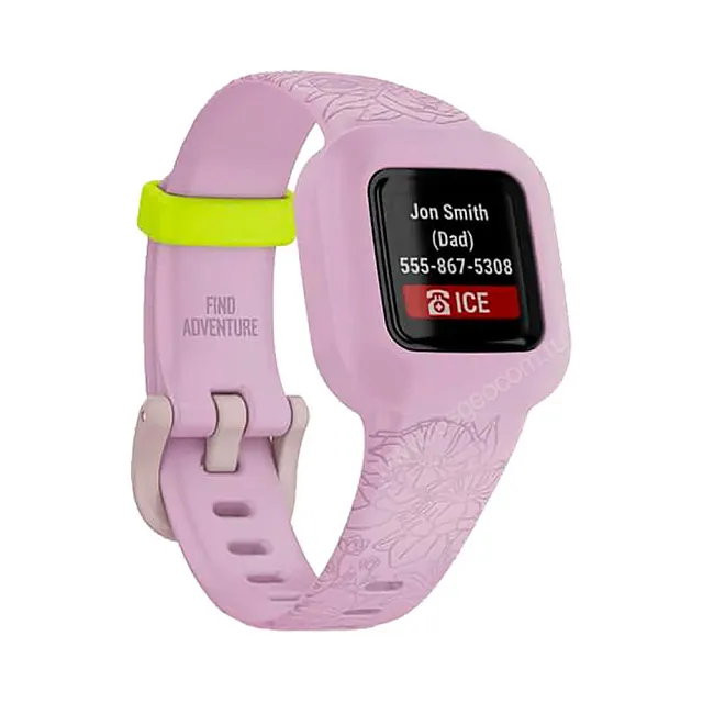 Фитнес-браслет Garmin Vivofit JR 3 Lilac Floral
