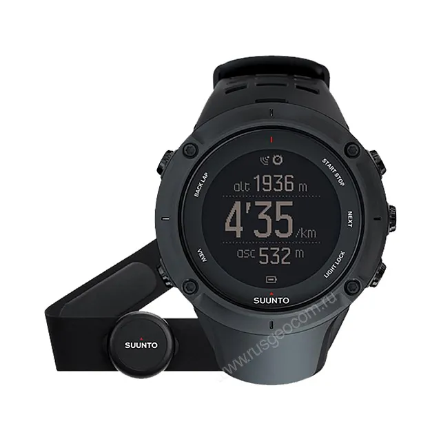 Часы SUUNTO AMBIT3 PEAK Black (HR) с нагрудным поясным пульсометром
