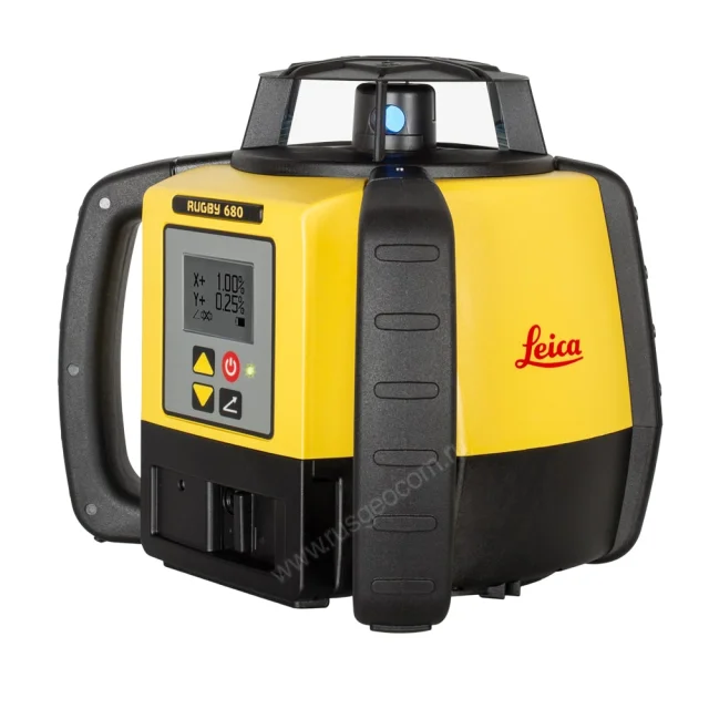 Ротационный нивелир Leica Rugby 680 с поверкой комплект
