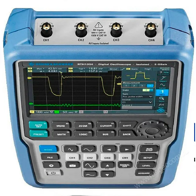 Осциллограф Rohde Schwarz RTH1004 с опциями RTH-B244, RTH-B1, RTH-K1, RTH-K2, RTH-K3, RTH-K9, RTH-K10, RTH-K15, RTH-K18, RTH-K19, RTH-K33, RTH-K34, RTH-K38, RTH-K201