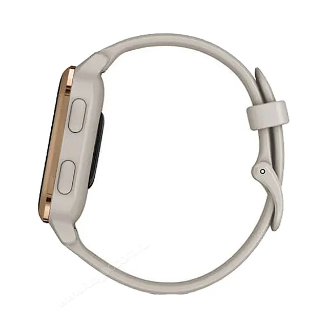 Часы Garmin Venu Sq Music Edition песочный с алюминиевым безелем цвета розовое золото