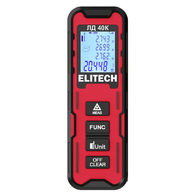 Лазерный дальномер Elitech ЛД 40К