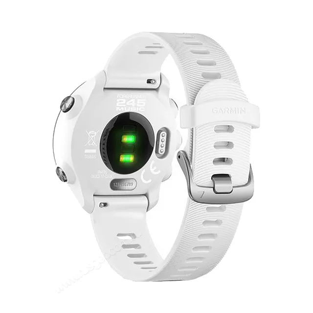 Часы Garmin Forerunner 245 Music белые с белым ремешком