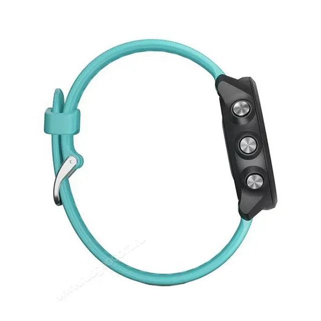 Часы Garmin Forerunner 245 Music черные с бирюзовым ремешком