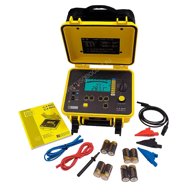 Измеритель сопротивления изоляции Chauvin Arnoux C.A 6541