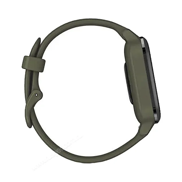 Часы Garmin Venu Sq Music Edition темно-зеленый с серым алюминиевым безелем