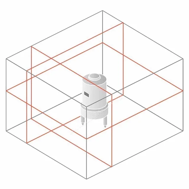 Лазерный уровень Bosch GLL 3-80 + кейс (0.601.063.S00)