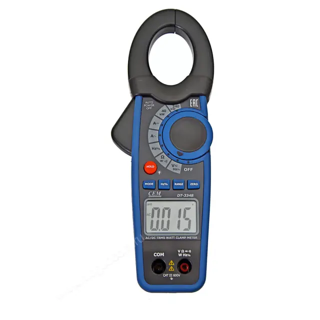 Токовые клещи CEM DT-3348, Ваттметр