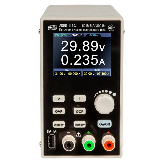 Источник питания постоянного тока АКИП-1160/2