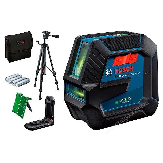 Лазерный уровень Bosch GLL 2-15 G + BT 150 (0.601.063.W01)