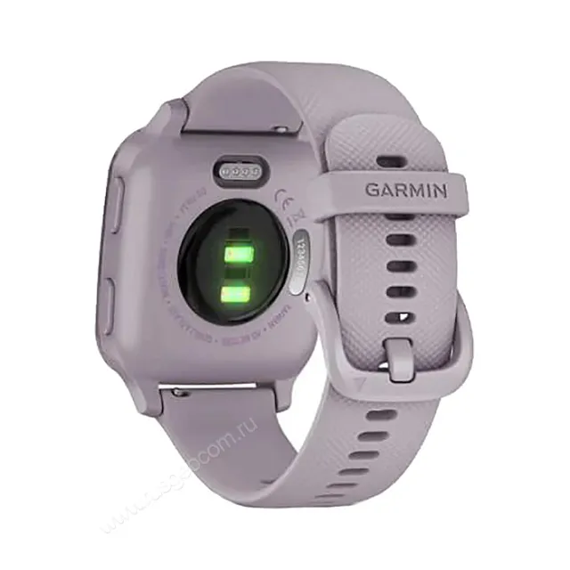 Часы Garmin Venu Sq орхидея с алюминиевым безелем и с силиконовым ремешком