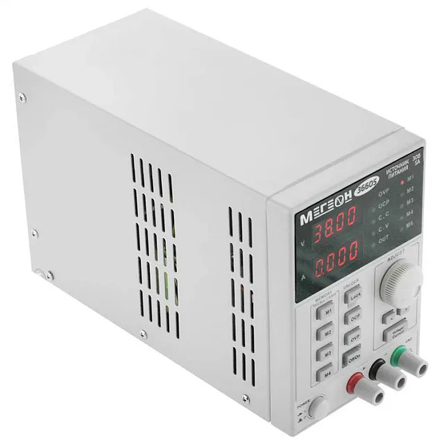 Одноканальный программируемый линейный источник питания МЕГЕОН 36605
