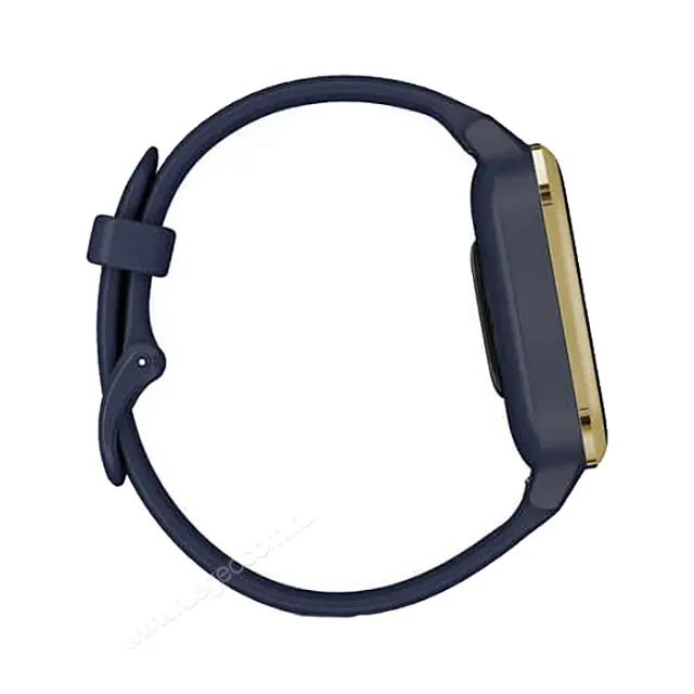 Часы Garmin Venu Sq Music Edition темно-синий с золотистым алюминиевым безелем