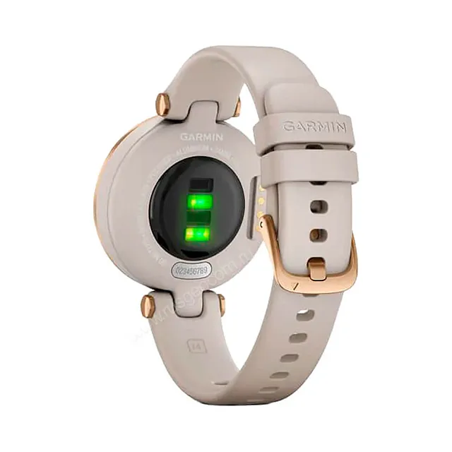 Часы Garmin Lily безель цвета розовое золото, песочный корпус и силиконовый ремешок
